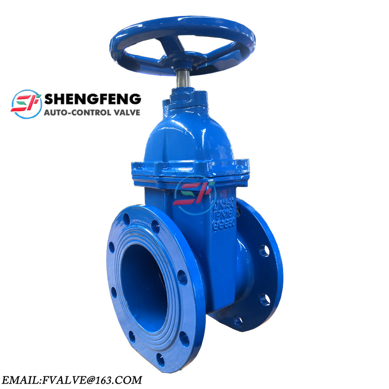 High quality low price good paint 300um DN150 PN16 GGG50 F4 Gate Valve expert in China