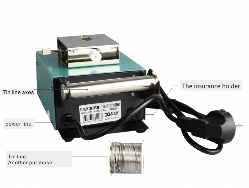 CXG802 hot air soldering desoldering SMD rework station 1 the design of soldering station with vacuum dimension is sma