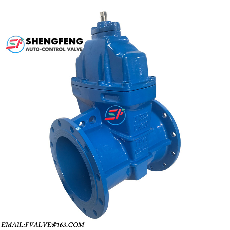 DIN3352 F5 PN16 PN25 Resilient seated ductile iron wedge gate valves