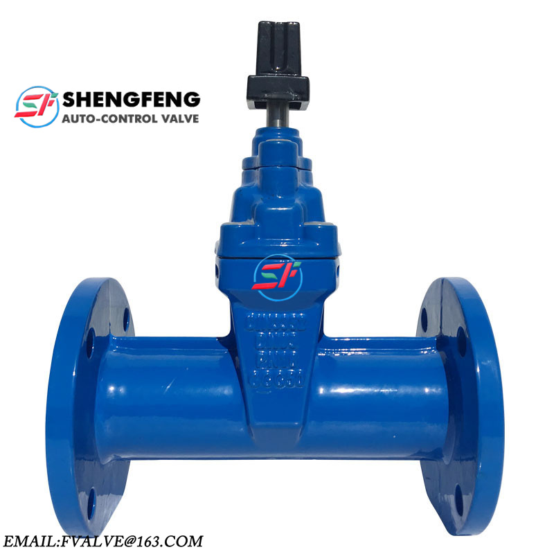 DIN3352 F5 PN16 cast iron underground square head gate valve
