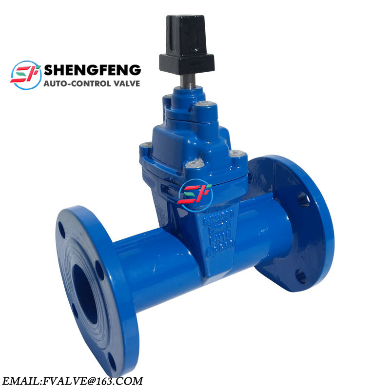 DIN3352 F5 PN16 cast iron underground square head gate valve