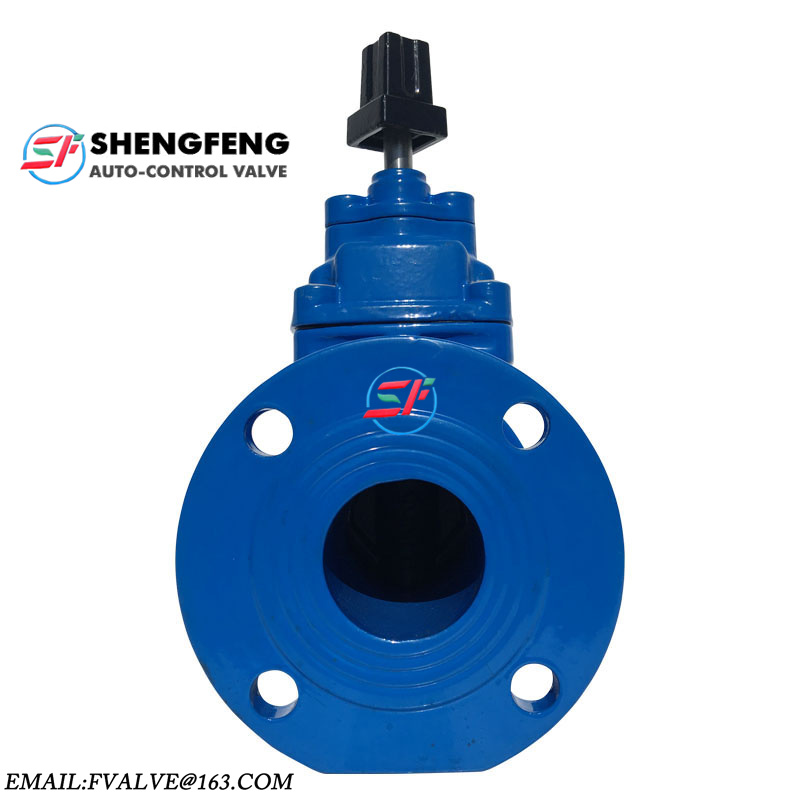 DIN3352 F5 PN16 cast iron underground square head gate valve