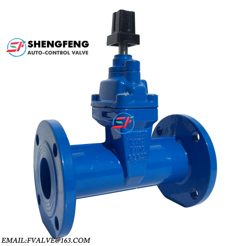 DIN3352 F5 PN16 cast iron underground square head gate valve