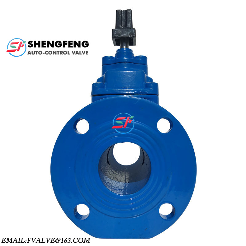 DIN3352 F5 PN16 cast iron underground square head gate valve