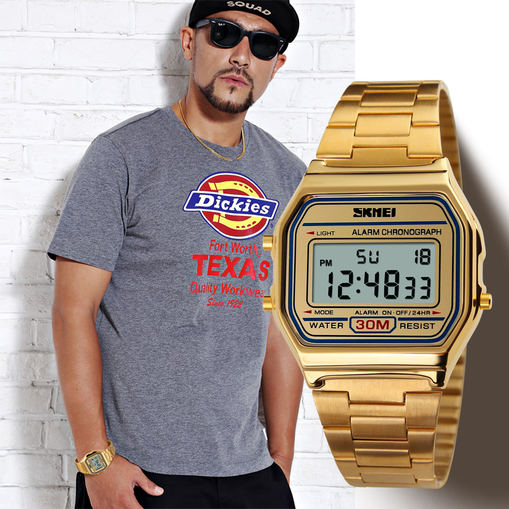 SKMEI 1123 Hot selling thailand watches own design watch gold watch for men