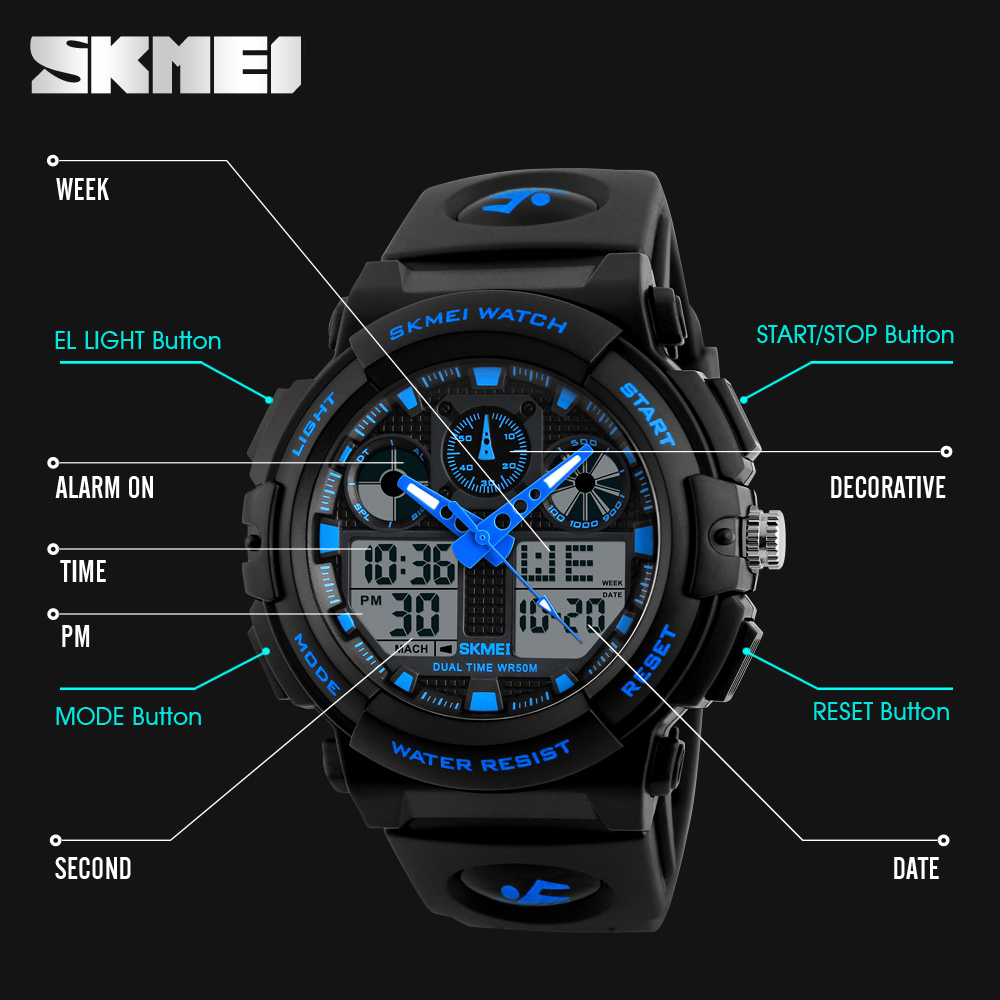 SKMEI 1270 directly watch supplier OEM logo digital sports watch