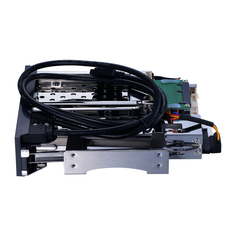 Unestech 2535in DualBay SATA USB30 hot swap Hdd mobile rack fror optical bay