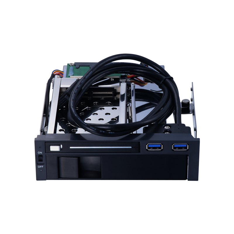 Unestech 2535in DualBay SATA USB30 hot swap Hdd mobile rack fror optical bay