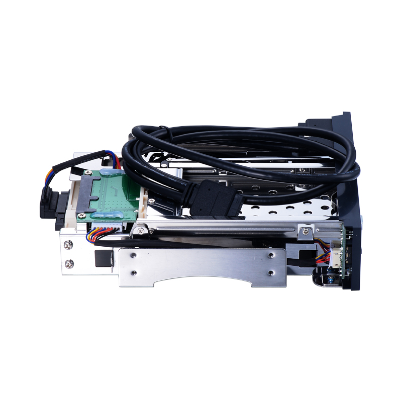 Unestech 2535in DualBay SATA USB30 hot swap Hdd mobile rack fror optical bay