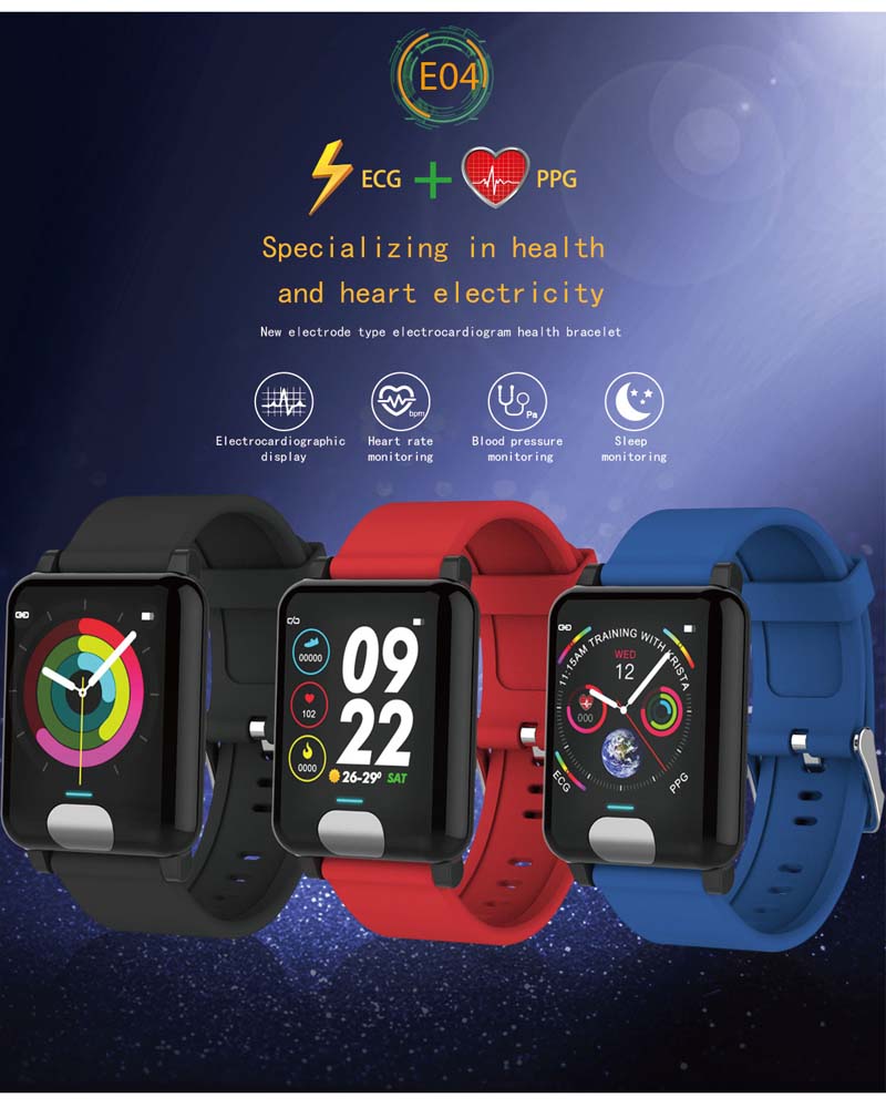 TOP Waterproof Smart Bracelet Watch Accurate Heart rate Blood Pressure Monitor For Healthy Life
