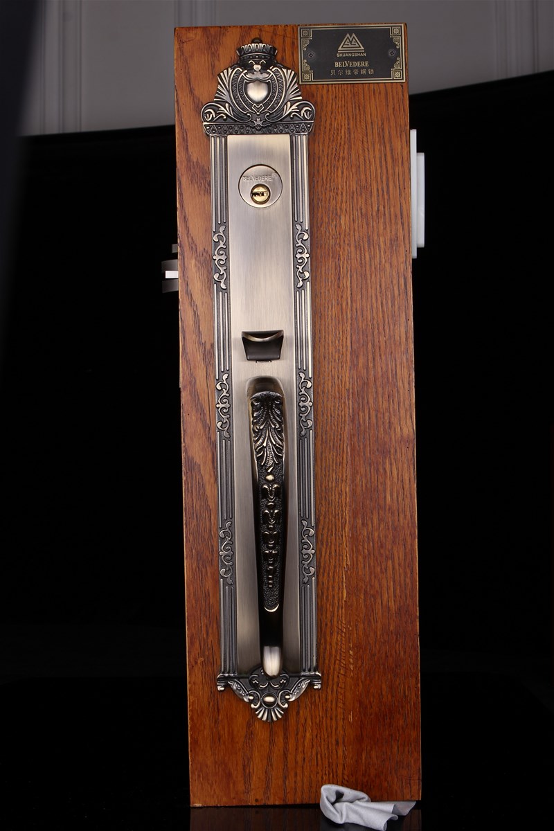Solid Brass mortise door handle door Lock W16