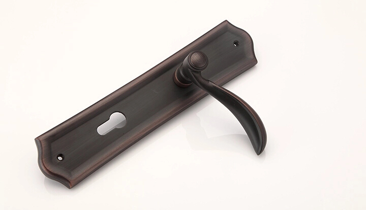 Solid brass Mortise door handle lock E0625