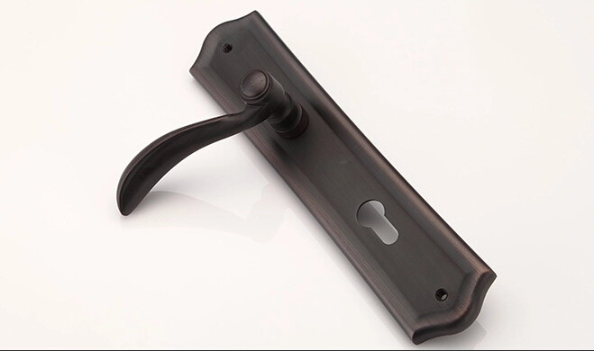 Solid brass Mortise door handle lock E0625