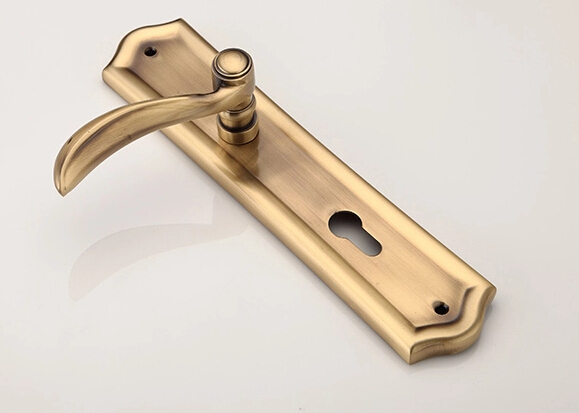 Solid brass Mortise door handle lock E0625