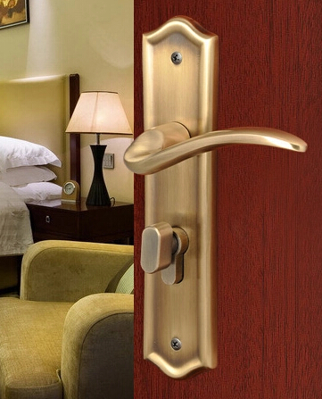 Solid brass mortise door lock E06A75