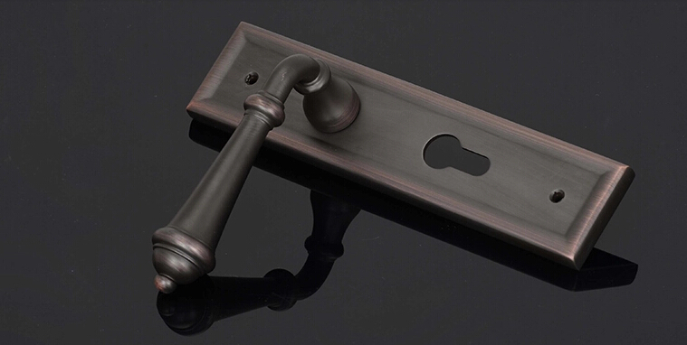 solid brass Mortise door Handle lock E2727