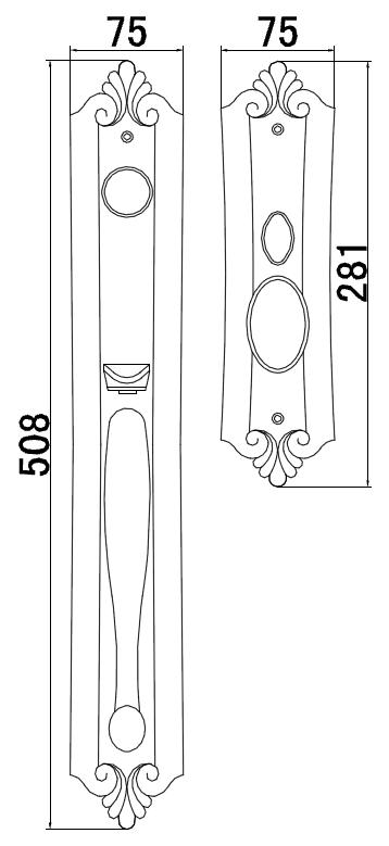 solid brass mortise entry door handle lock w28