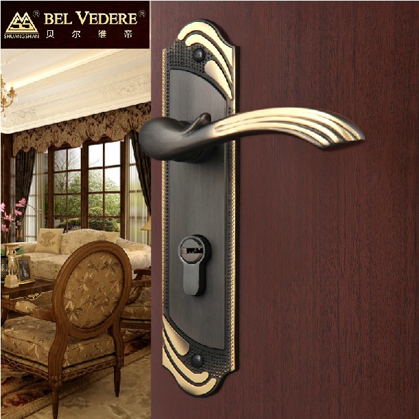 Solid brass mortise door lock ER18A95