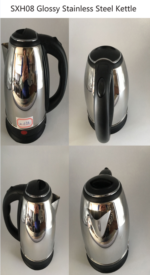 SXH08 High Quality Glossy Stainless steel Electronic Kettle 18L