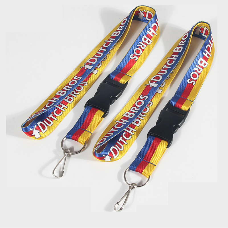 Lanyard Strap Polyester material With custom logo printed Ideal giveaway for tradeshows business events or school
