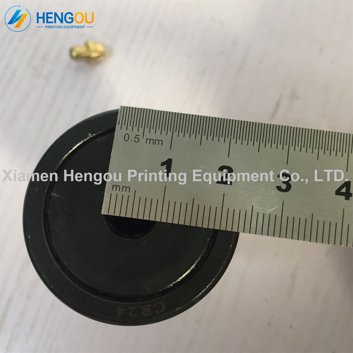Xmhengou Offset Printed Beraing CR24 Bottom Outer diameter 37mm Inner diameter 09mm Black CR 24 Bearing 37x09mm