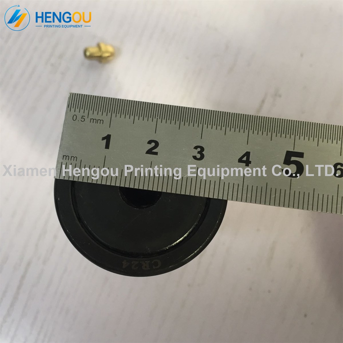 Xmhengou Offset Printed Beraing CR24 Bottom Outer diameter 37mm Inner diameter 09mm Black CR 24 Bearing 37x09mm