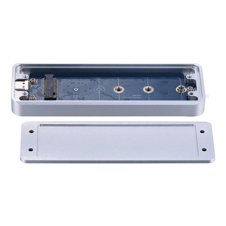 Aluminum M2 NGFF TypeC external enclosure NGFF adapter usb31Gen 2 TypeC B or BM key ssd hdd enclosure