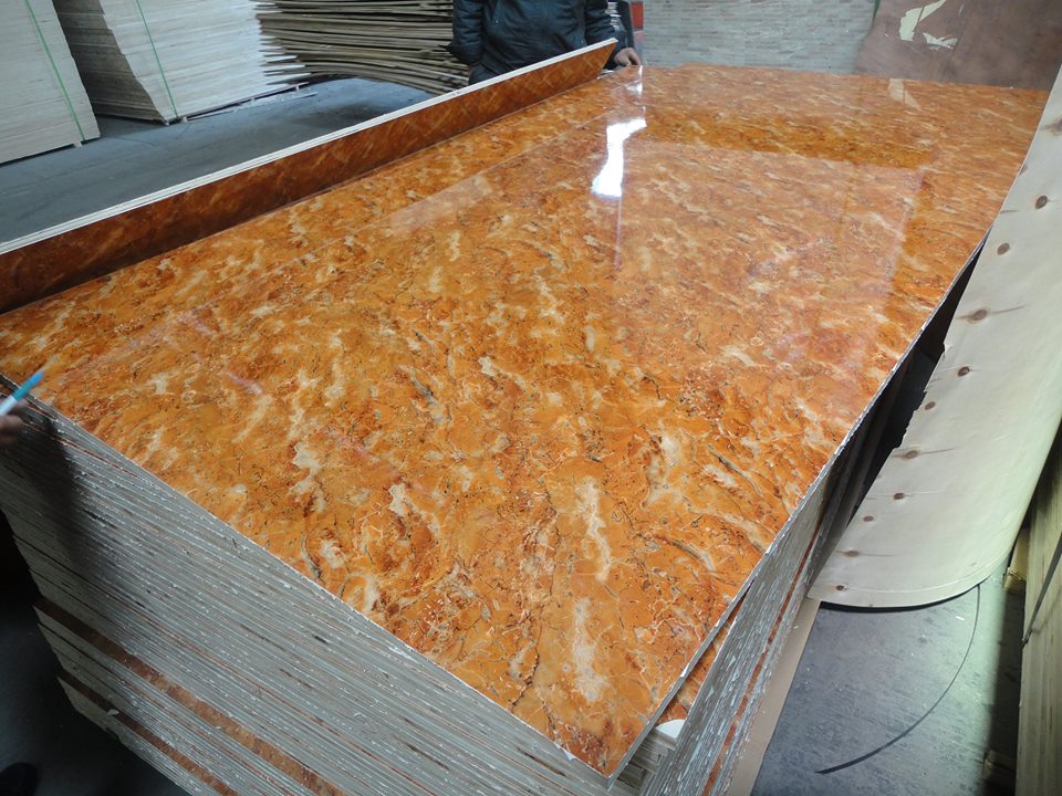 China ACEALL 4X8 Eco Friendly Furniture Melamine Faced Plywood Sheets Different Colors and Wood Grain Patterns