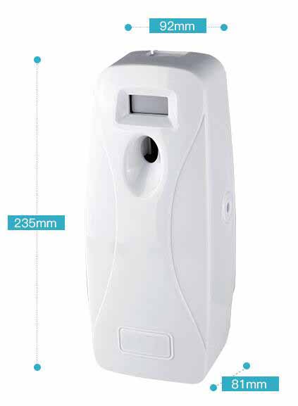 Toilet Lockable Digital Aerosol Dispenser Wall Mounted with LCD Screen