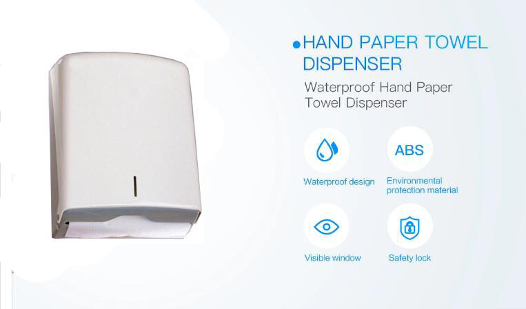 Waterproof Automatic Bathroom Tissue Dispenser Sanitary for Hand Wiping