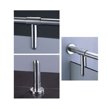 Wear Resistance Toilet Cubicle Hardware Adjustable Toilet Cubicle Support Legs