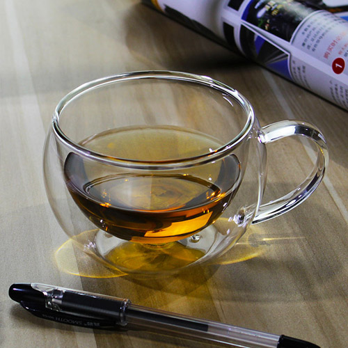 Transparent High Borosilicate Double Walled Glass Coffee Espresso Cup