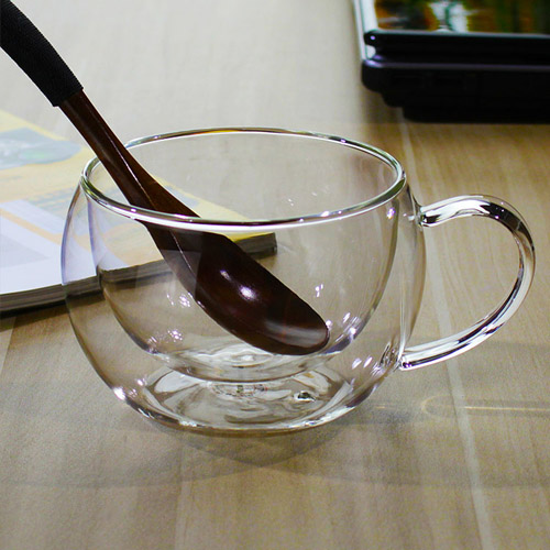 Transparent High Borosilicate Double Walled Glass Coffee Espresso Cup