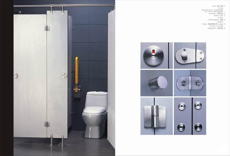 Wear Resistance Toilet Cubicle Hardware Adjustable Toilet Cubicle Support Legs