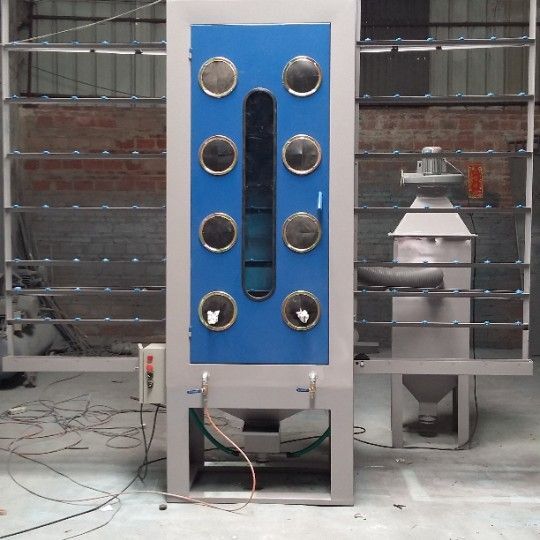 Manual Vertical Glass Sandblasting Machine