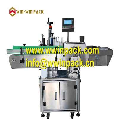 WIN WIN PACK Automatic round bottle rubbing roll label machine vertical type QL821