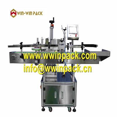 WIN WIN PACK Automatic round bottle positioning label machine vertical type QL822