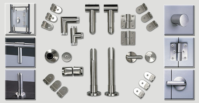 Sturdy Durable Toilet Cubicle Hardware 304 Stainless Steel Toilet Door Handles Knob