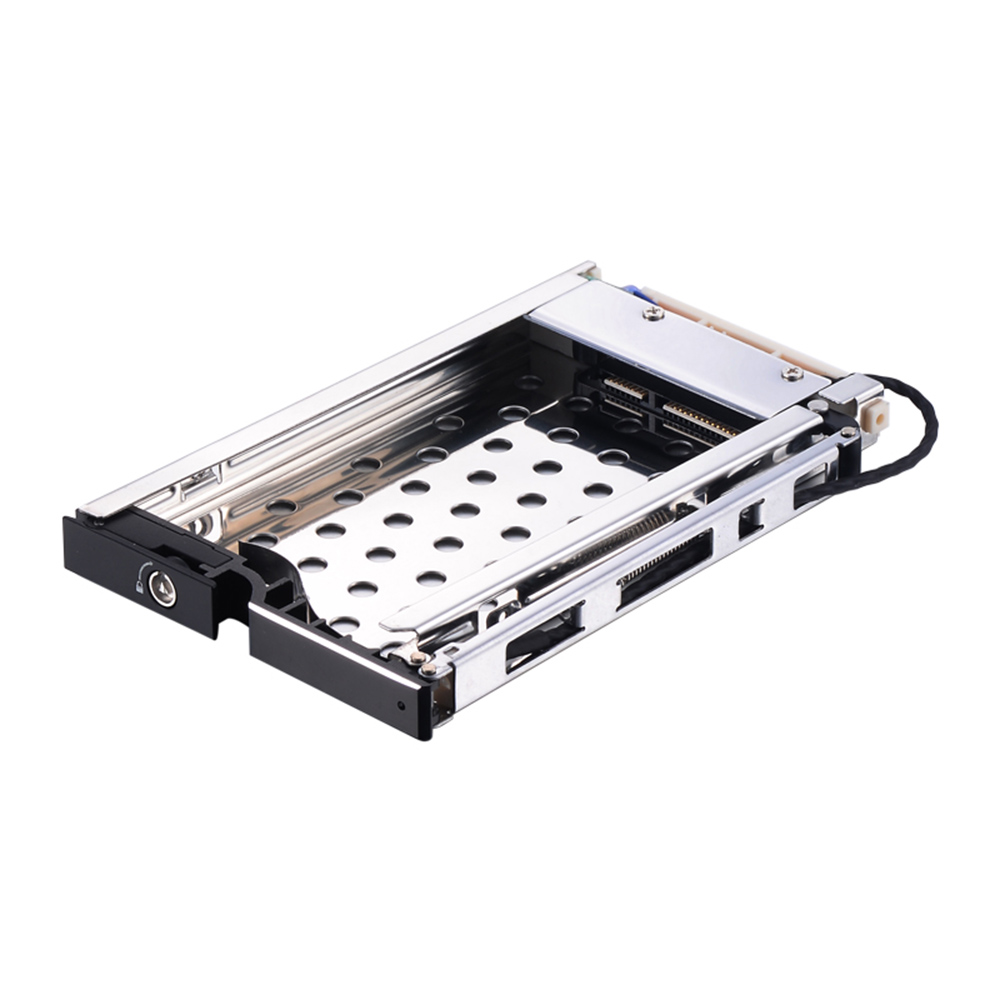 Aluminum 25in SATA Bracket trayless hot swap mobile rack