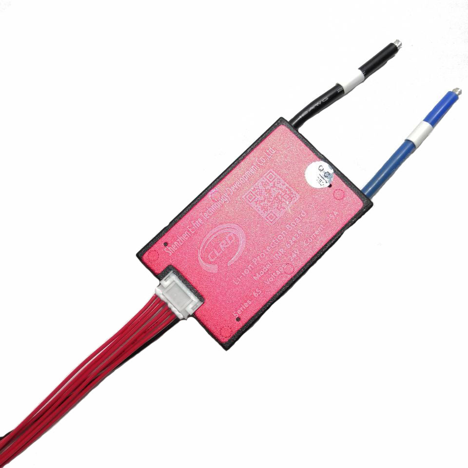 CLRD 6S 24V 25A lithium polymer battery pack protection circuit module BMS