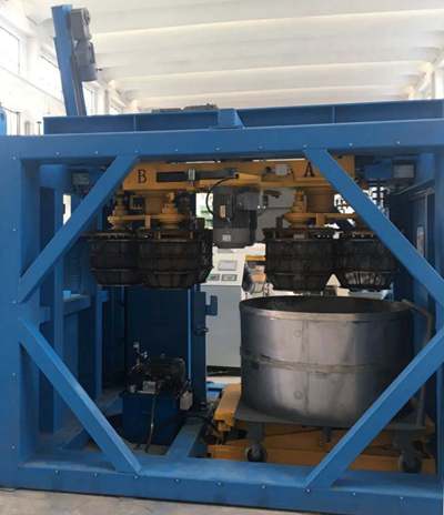 Planetary dip spin machinesix baskets