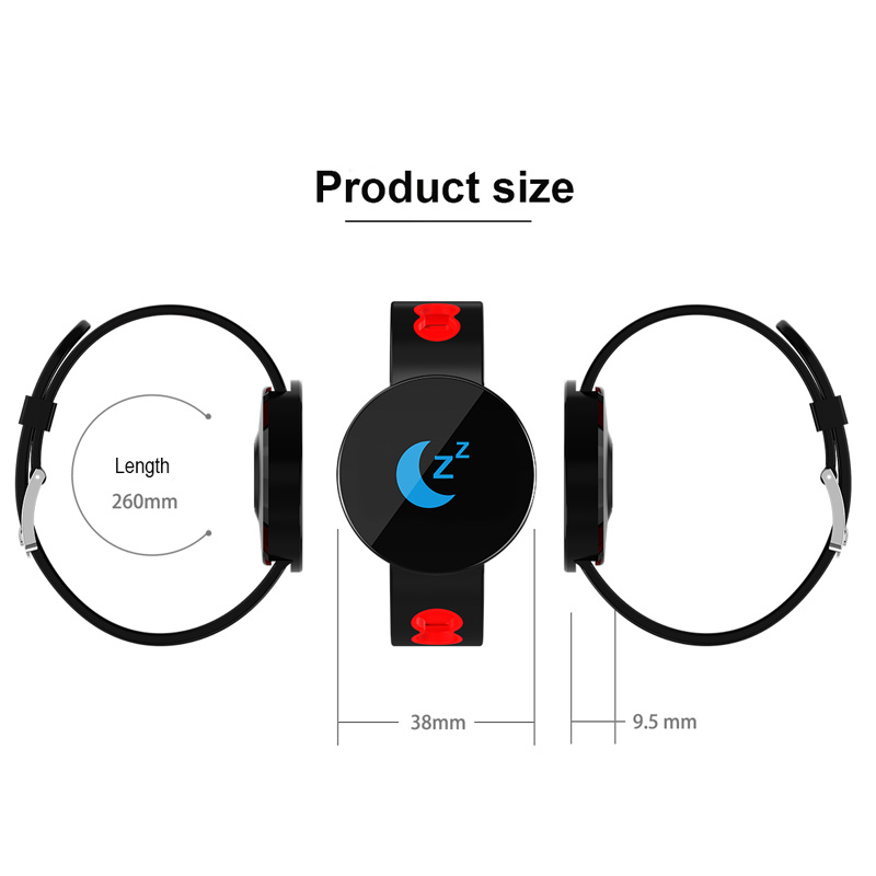 Ultra Thin Sport Bracelet Watch Long Standby Time Step Tracking Contract Color Design