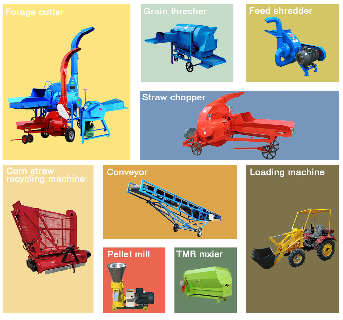 Professional Grass Cutting Equipment for Animals Ration Making