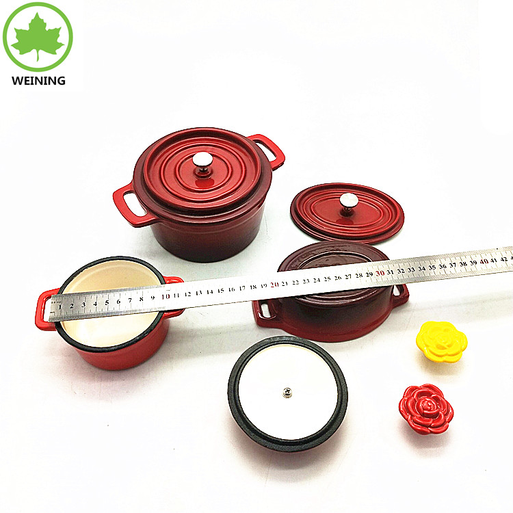 Round Enamel Cast Iron Casserole
