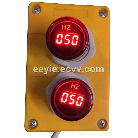 LED indicator light power frequency meter