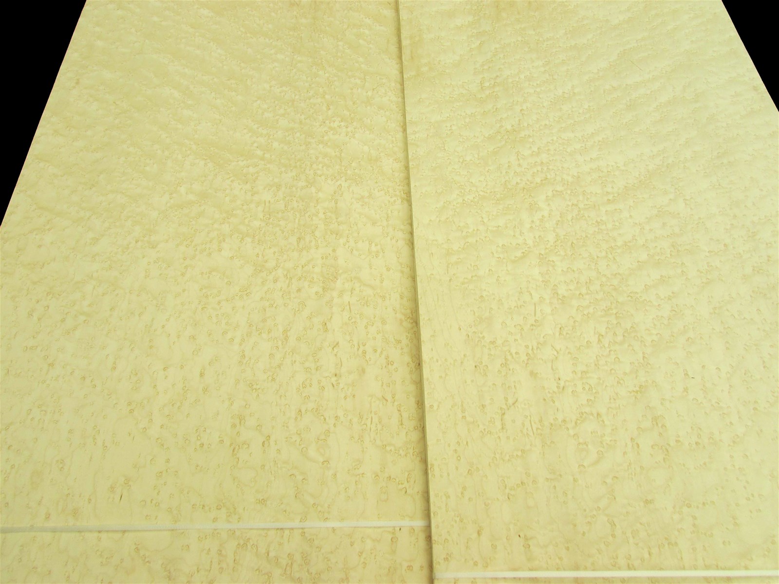 Natural birds eye maple wood veneer