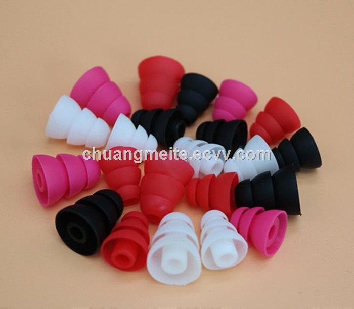 Durable food grade silicone industrial parts accessories silicone earplug