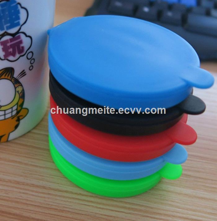 New style round shaped Ecofriendly beauty makeup silicone pocket mirror