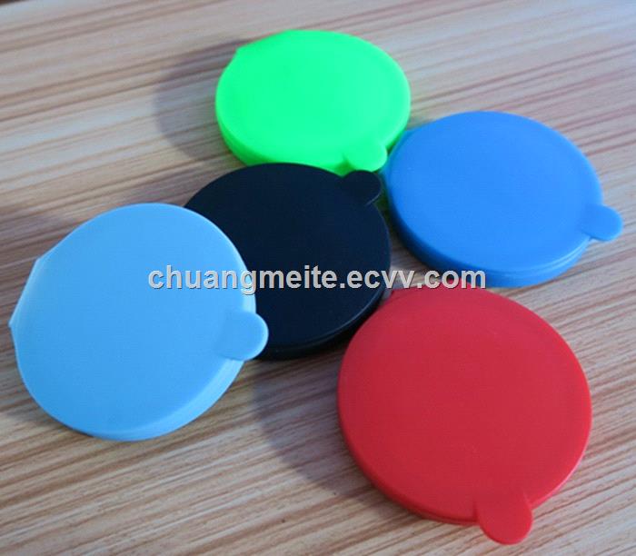 New style round shaped Ecofriendly beauty makeup silicone pocket mirror