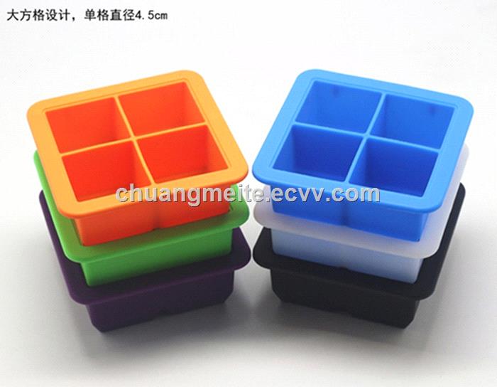 new style Ecofriendly home tools silicone ice cube tray mould